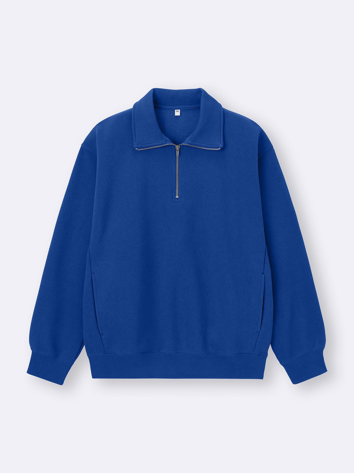 【GRAVER】Big Smile Half Zip-Up Clip Sweatshirt GRAVER】Big Smile Half Zip-Up Clip Sweatshirt (GRAVER