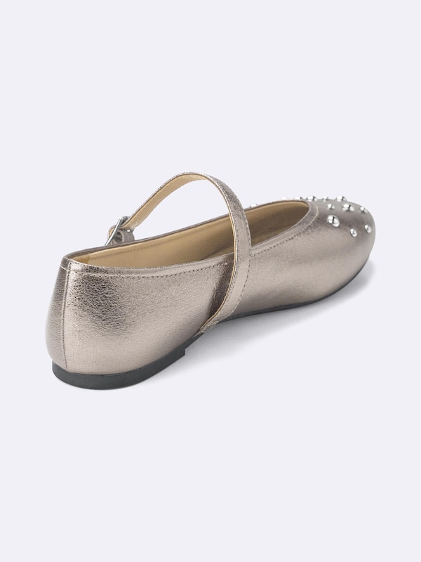 Studs Mary Jane Shoes