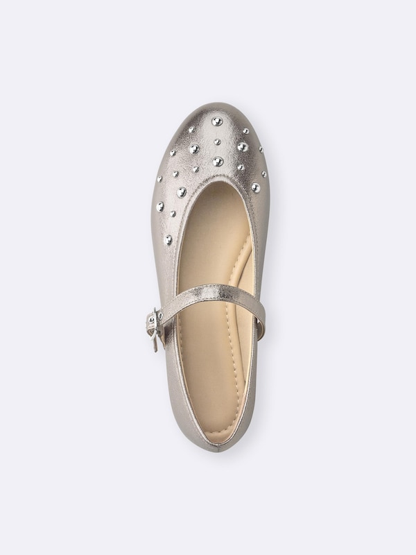 Studs Mary Jane Shoes