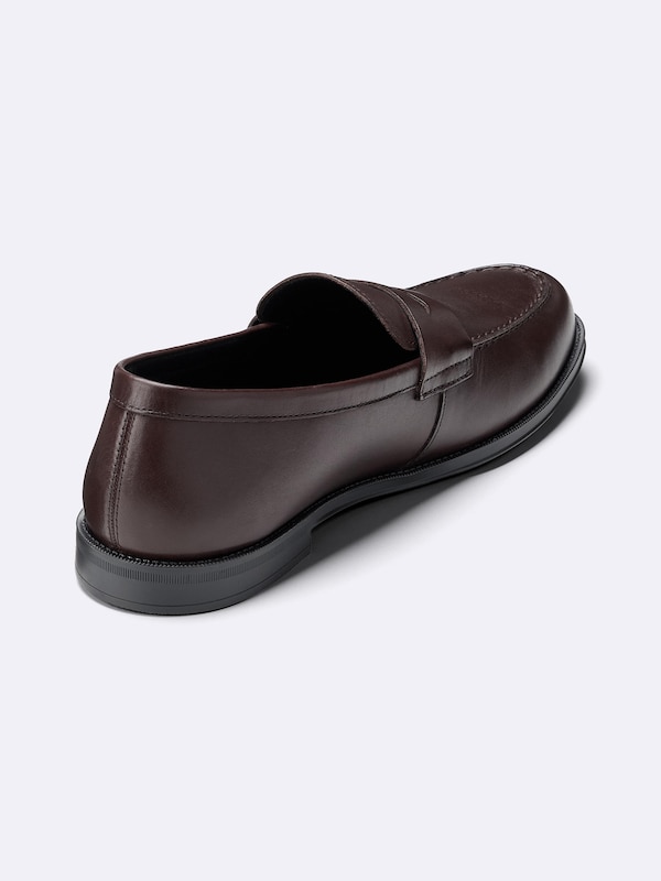 Leather Flat Loafers