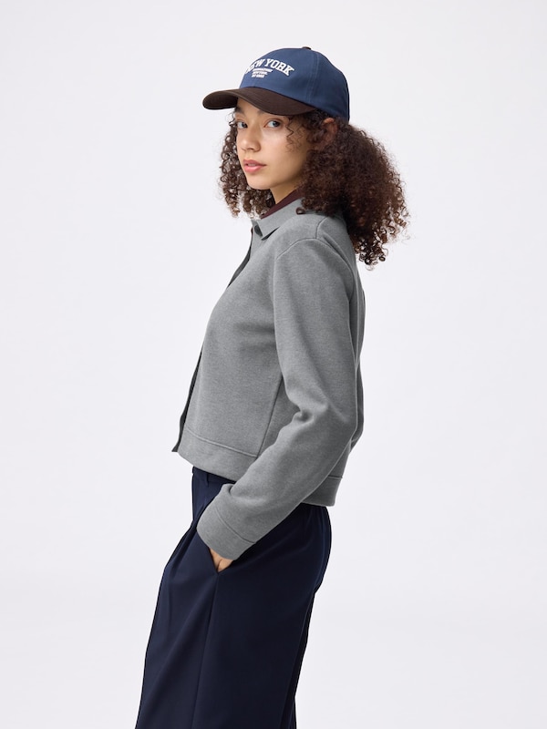 Milano Ribbed Polo Cardigan