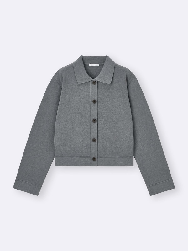 Milano Ribbed Polo Cardigan