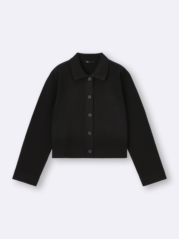 Milano Ribbed Polo Cardigan