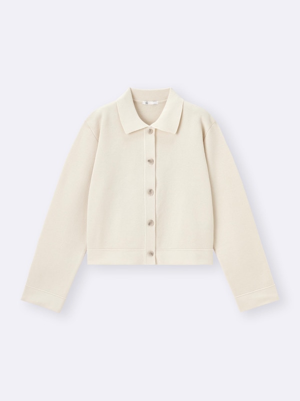 Milano Ribbed Polo Cardigan