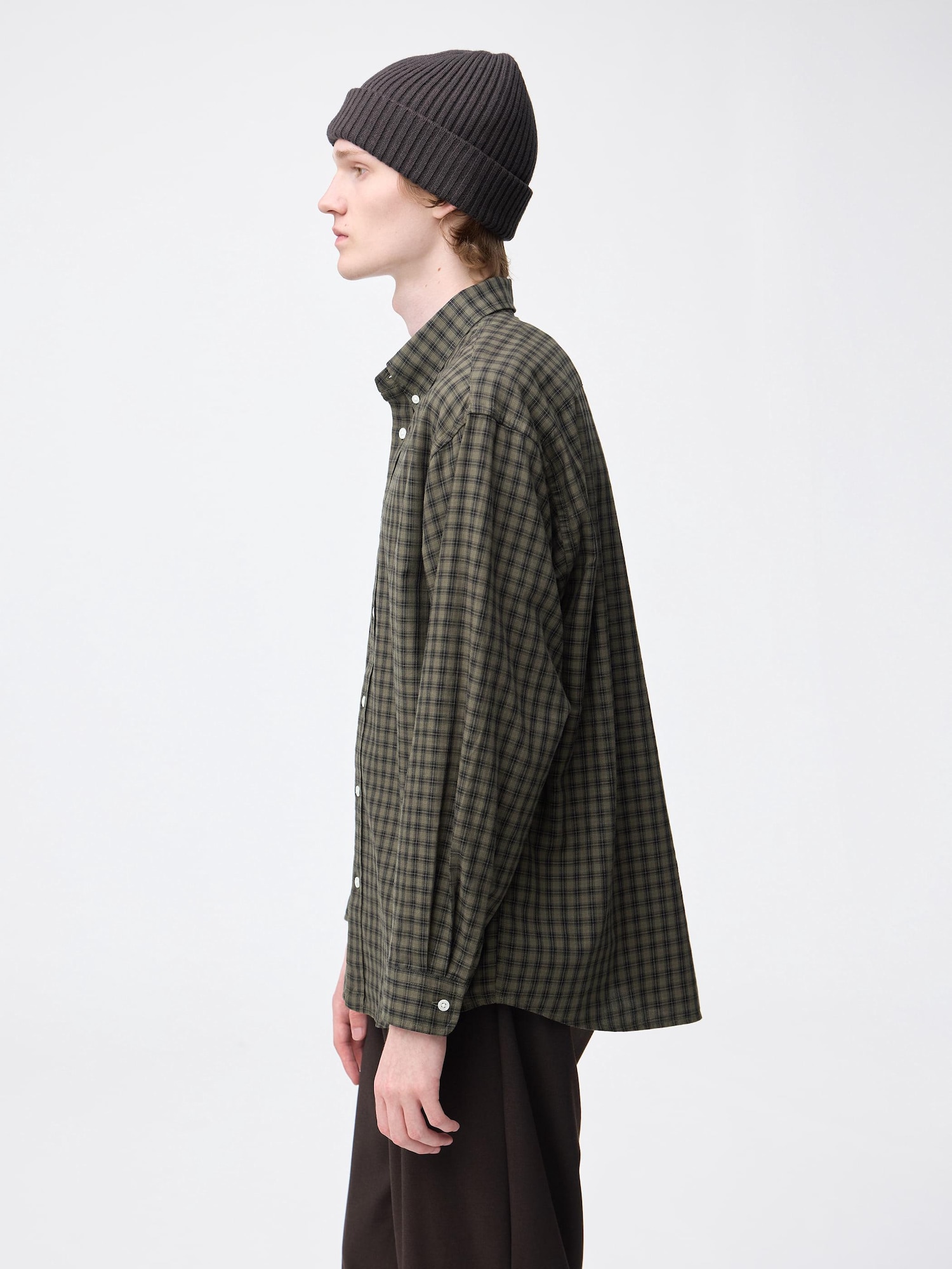 トップス SUBCULTURE COTTON CHECK SHIRT / BROWN SUBCULTURE COTTON CHECK SHIRT / BROWN