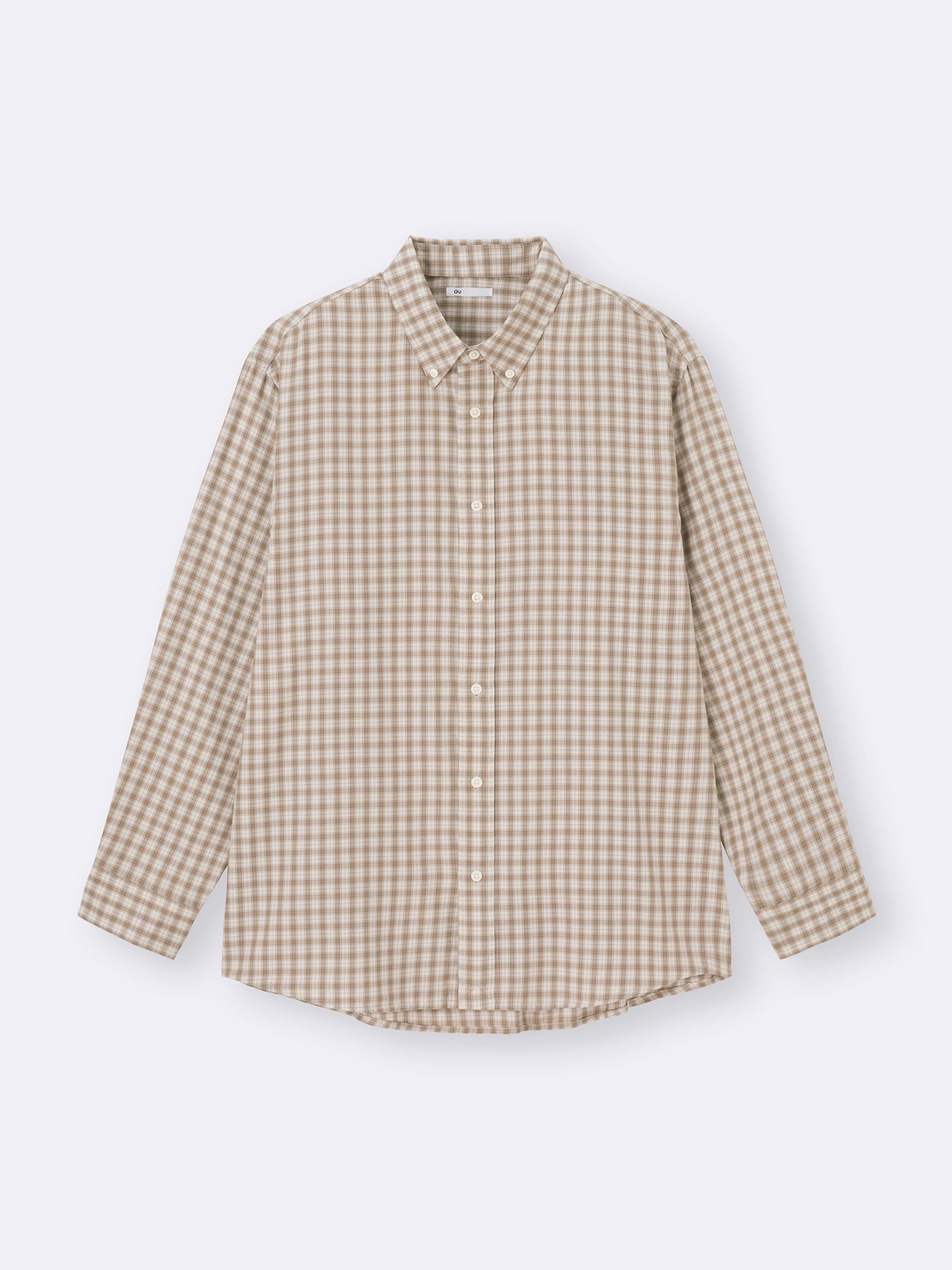 Cotton Checked Shirt | GU US
