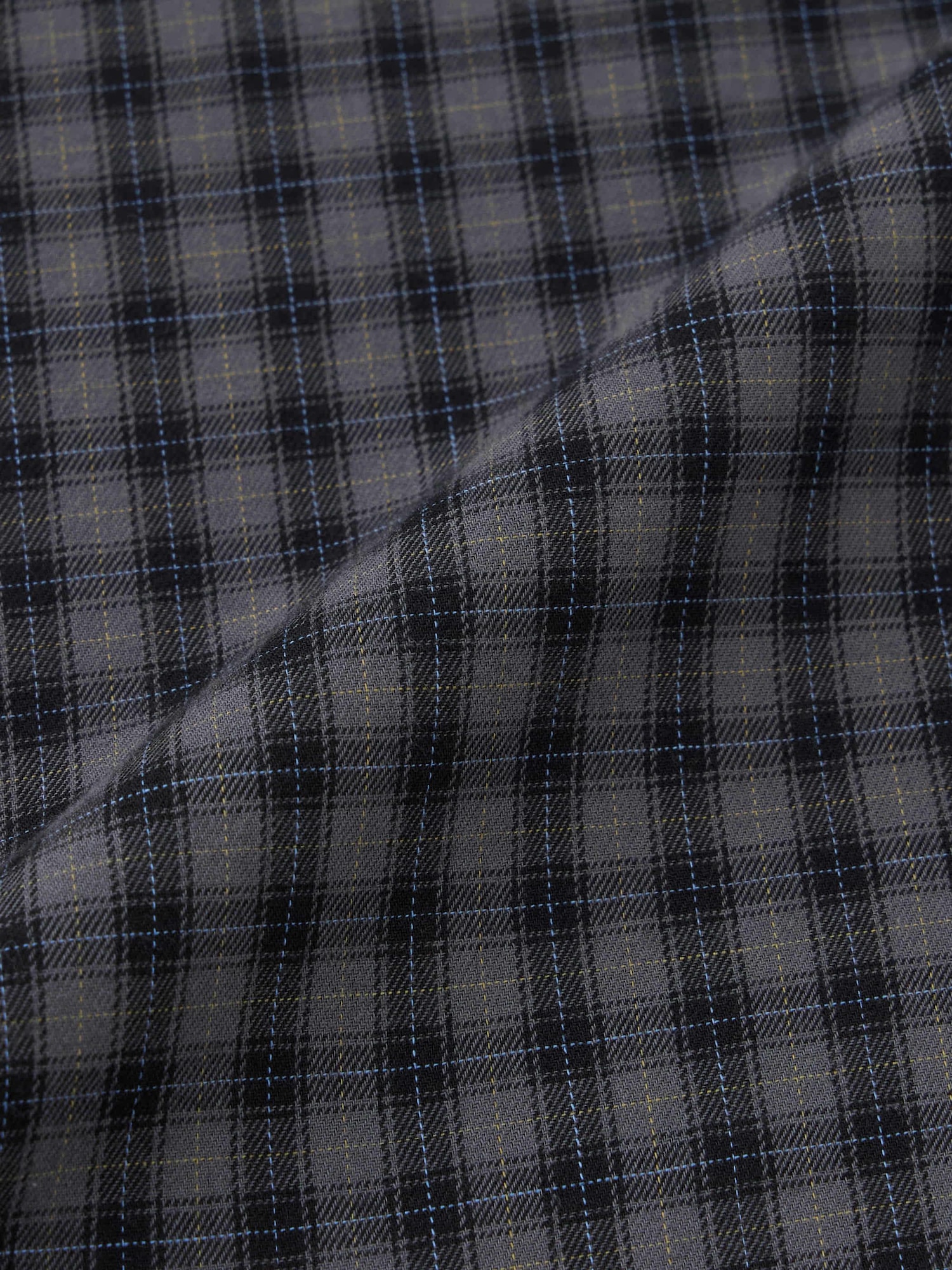 s*u様 house on the hill L/S Tee (Checker) Unisex Cotton Checked Shirt | GU US