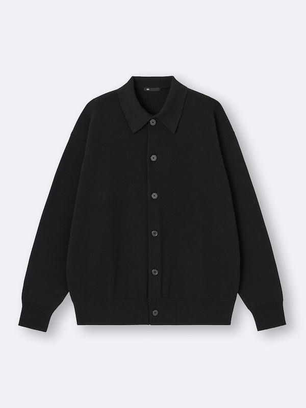 Milano Ribbed Polo Cardigan