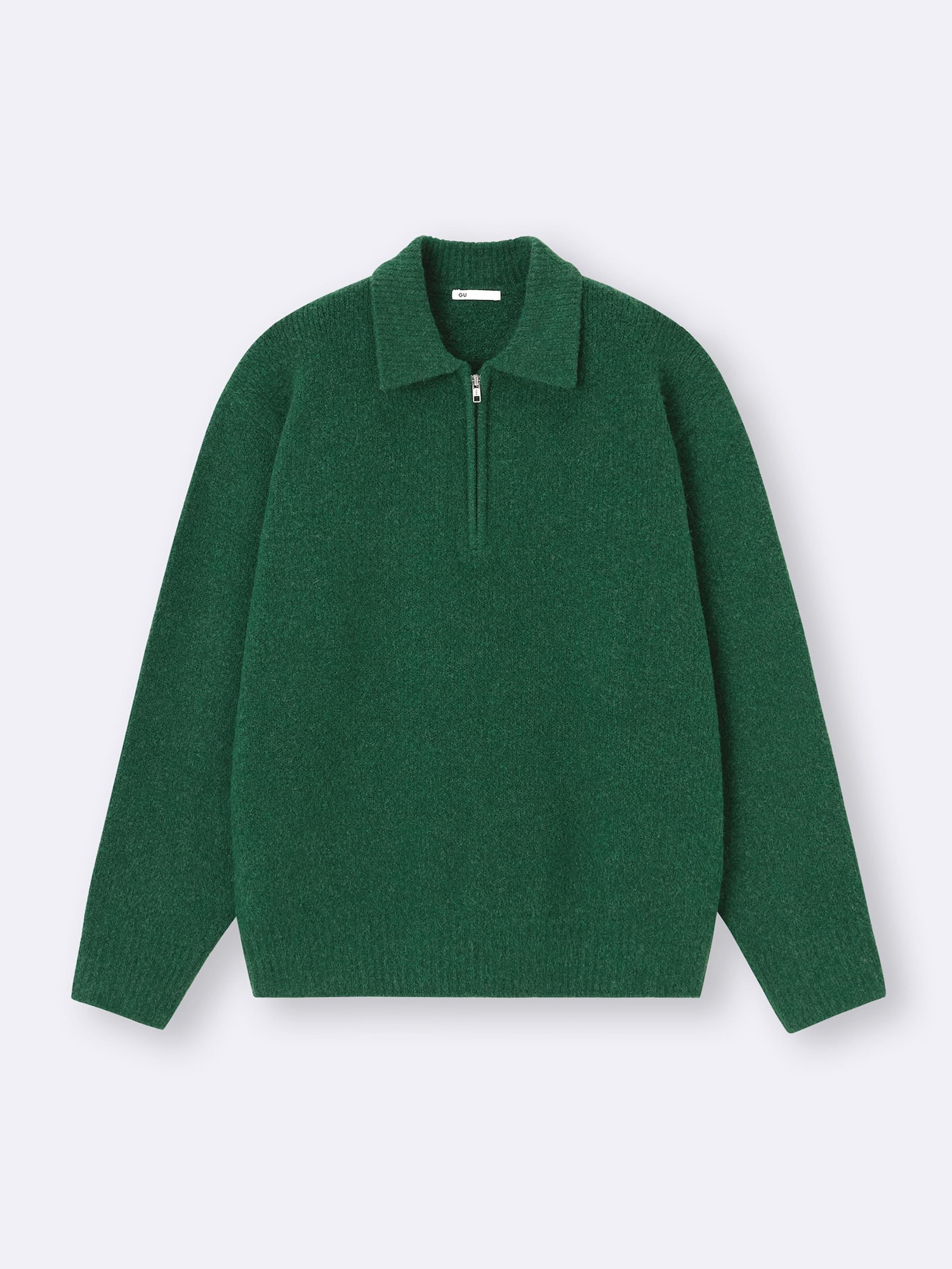 Puffy Touch Knit Half-Zip Pullover | GU US