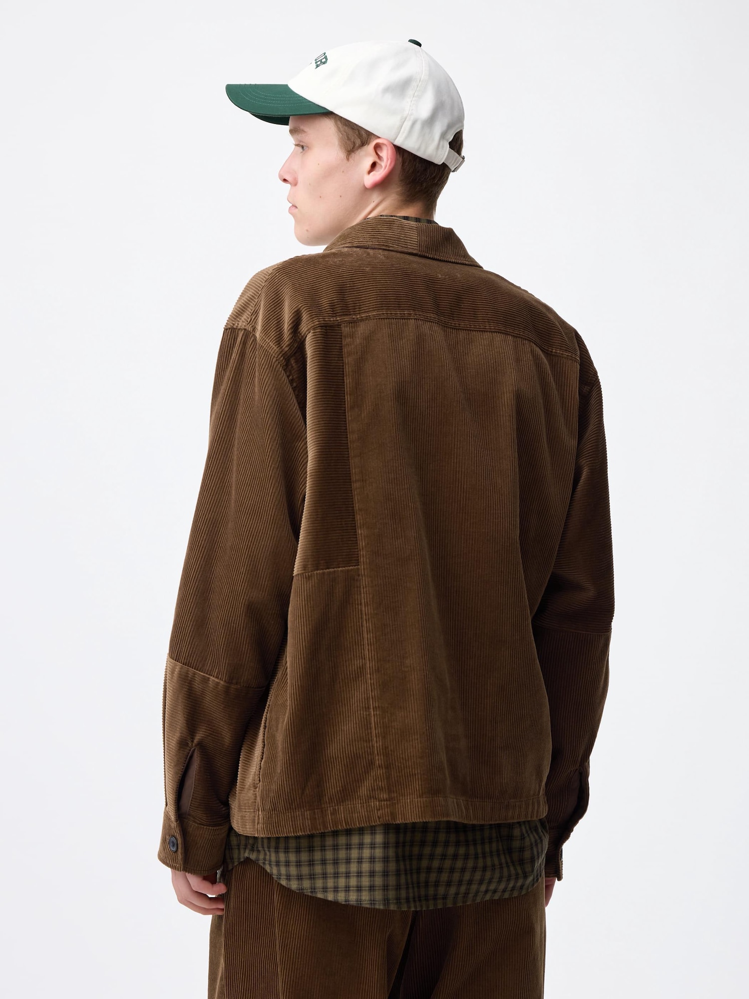 Corduroy Zip-Up Shirt Jacket | GU US