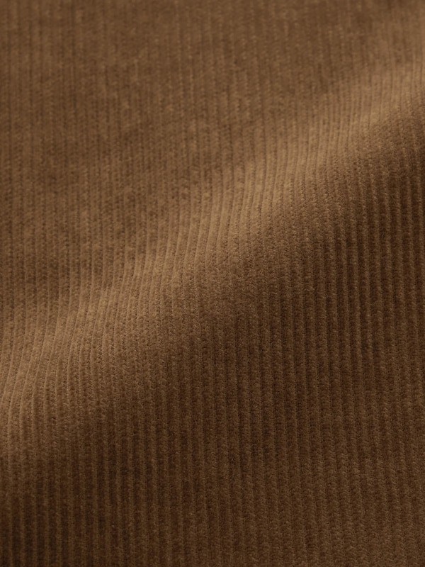 Corduroy Zip-Up Shirt Jacket