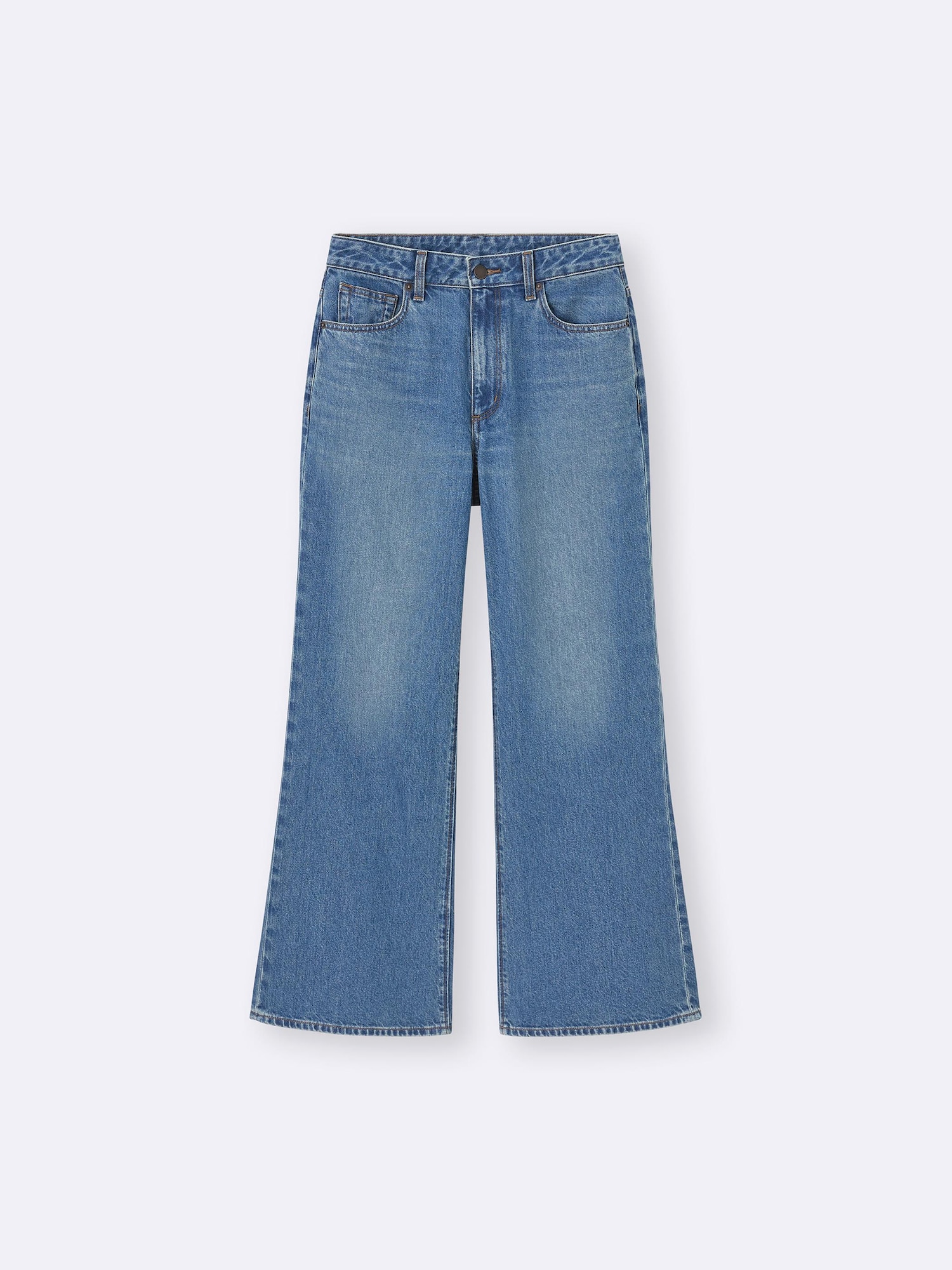 Relaxed Wide Flared Jeans | GU US