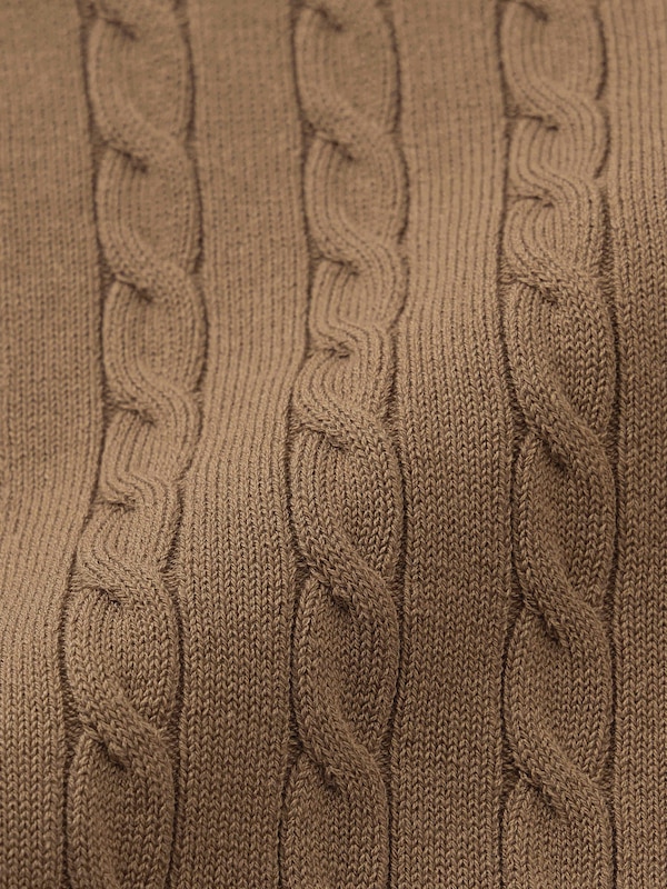 Cable Metal Button Cardigan | Short