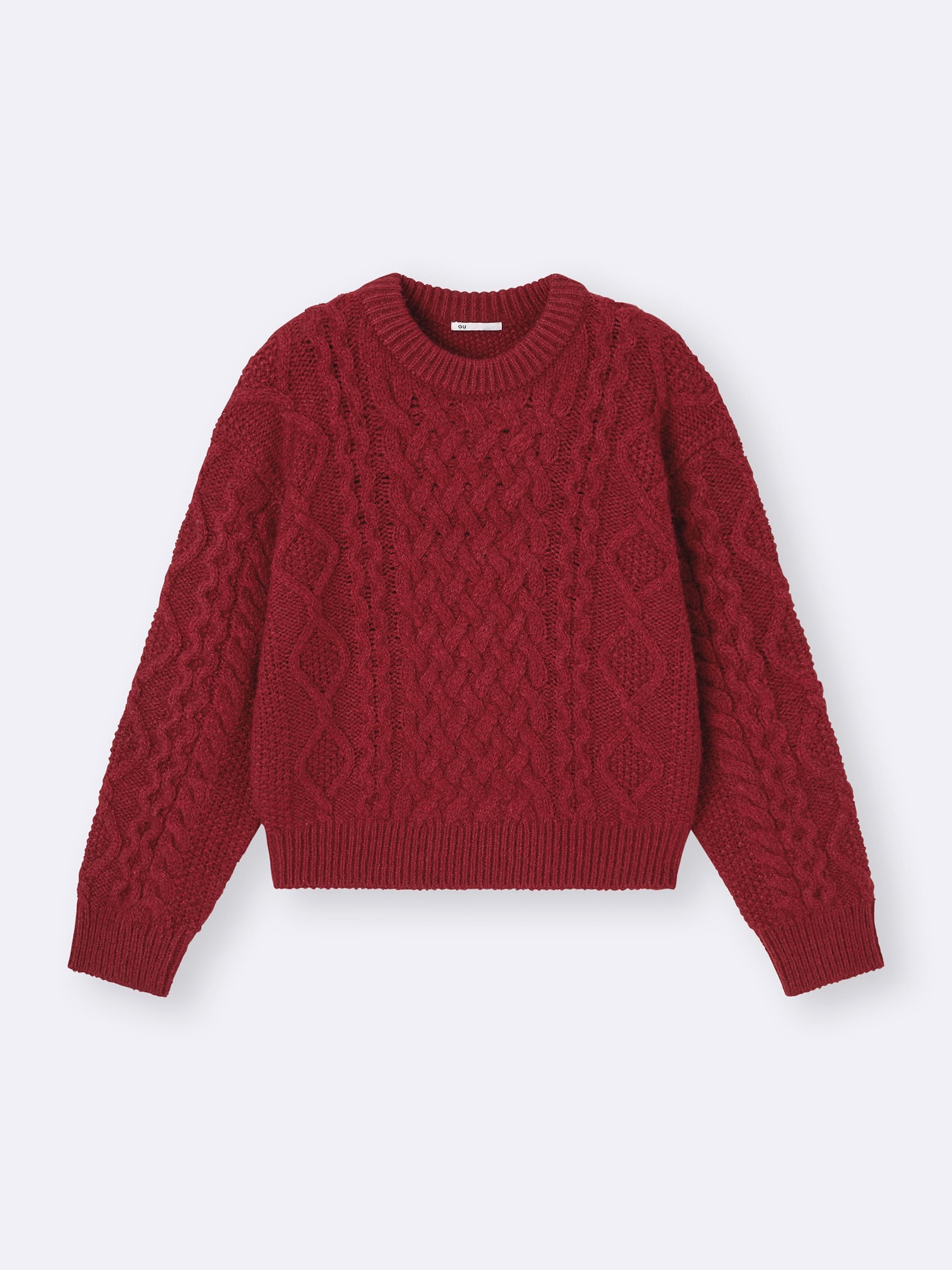 Cable Crew Neck Knitted Pullover | GU US