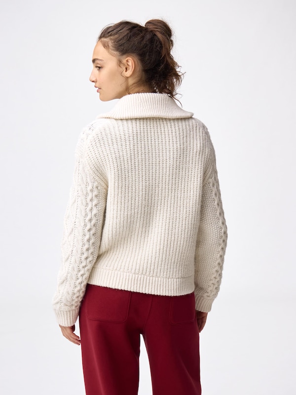 Cable Knitted Jacket