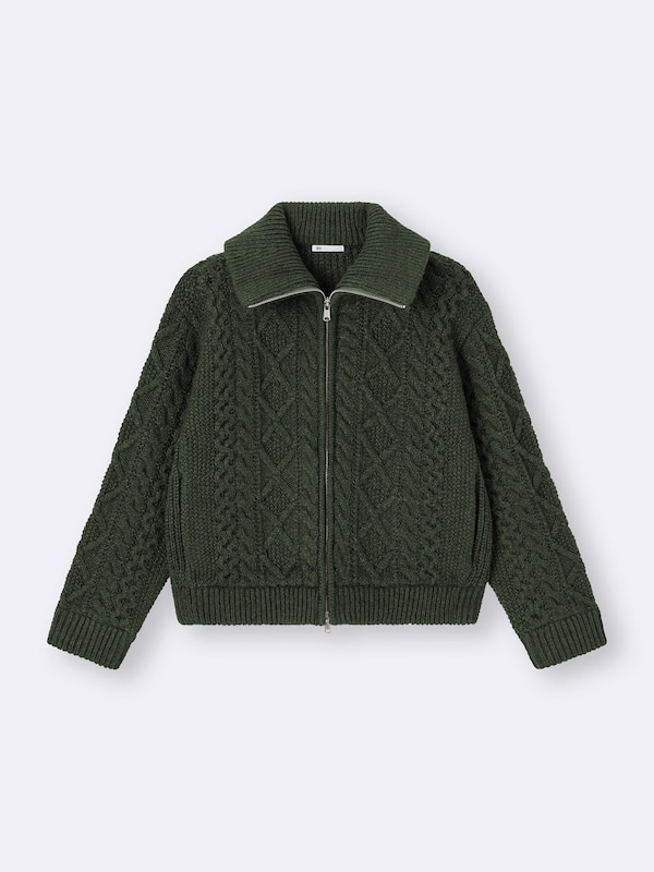 Cable Knitted Jacket