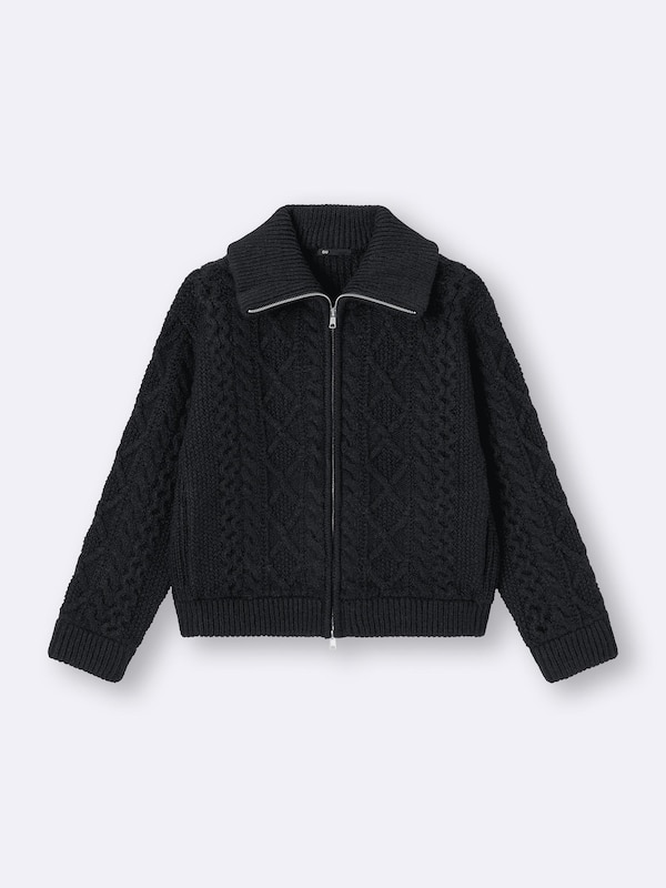Cable Knitted Jacket