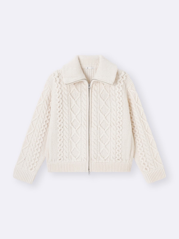 Cable Knitted Jacket