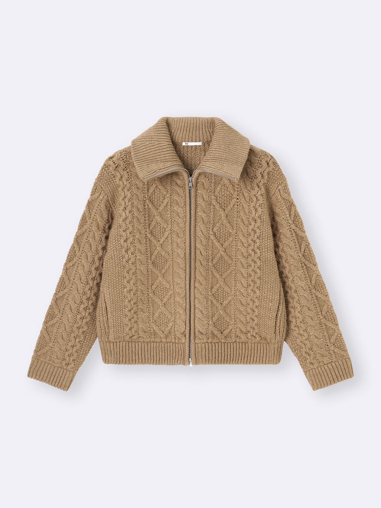 Cable Knitted Jacket | GU US