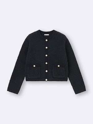 Tweedy Knitted Cardigan