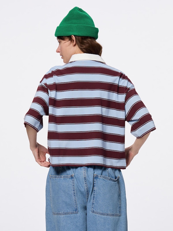 Striped Rugger Shirt | HalfSlv