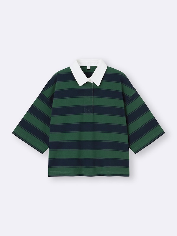 Striped Rugger Shirt | HalfSlv