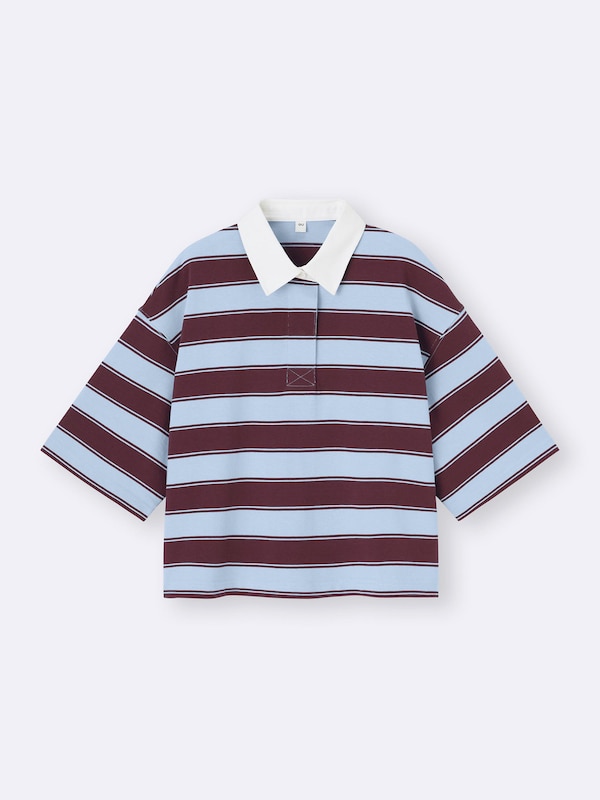 Striped Rugger Shirt | HalfSlv