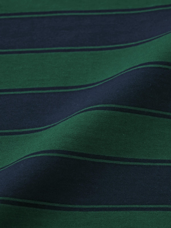 Striped Rugger Shirt | HalfSlv