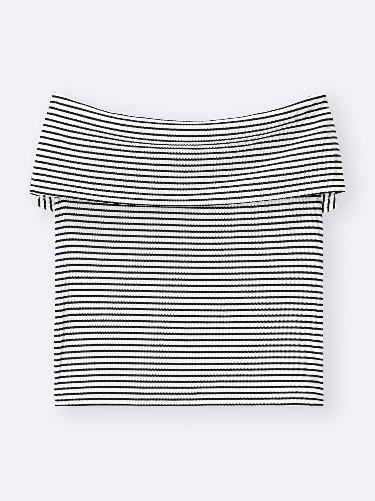 Striped Off The Shoulder T-Shirt | GU US