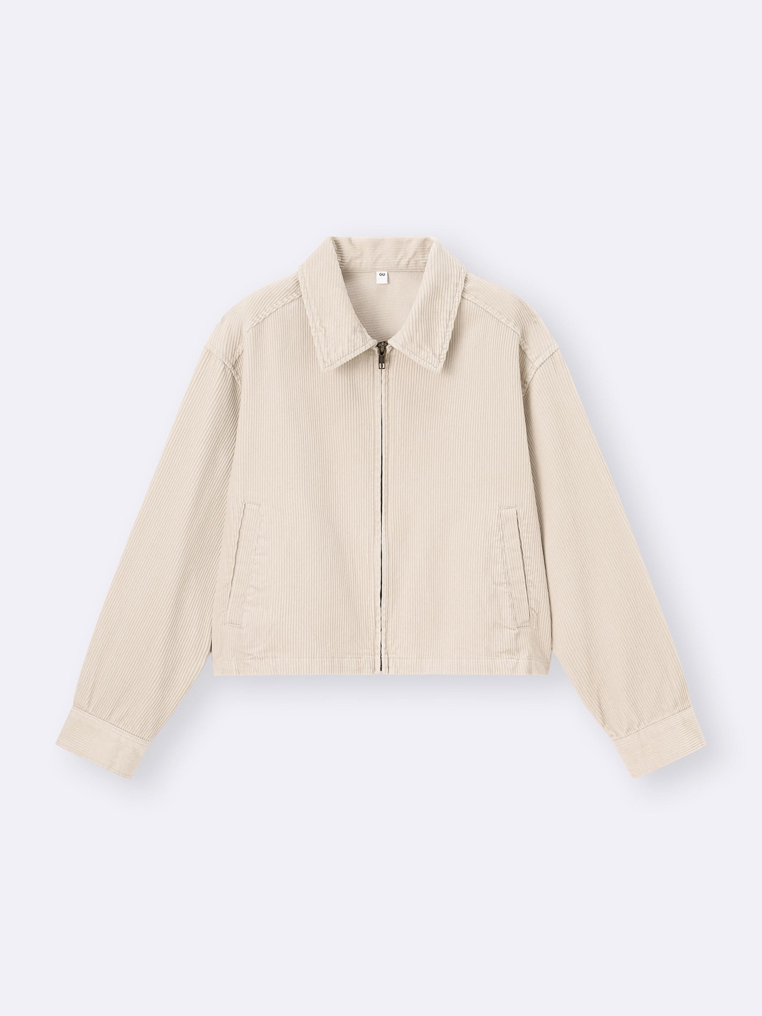 Corduroy Zip-Up Shirt Jacket | GU US