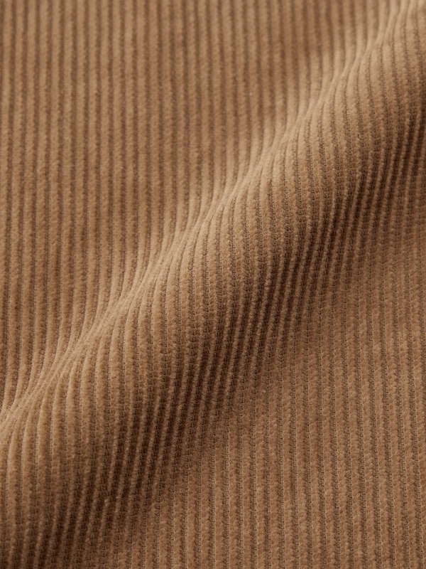 Corduroy Zip-Up Shirt Jacket