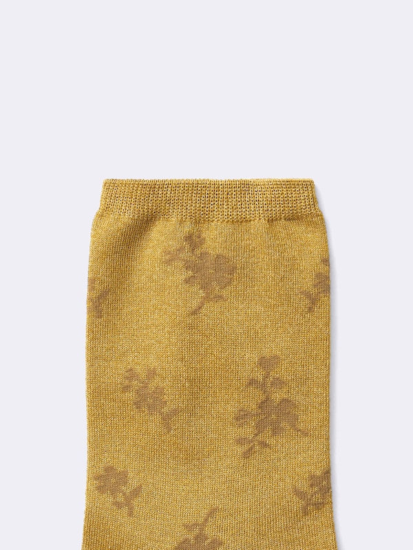 Crew Socks | Shiny Flower