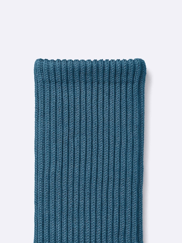 STYLE-HEAT Ribbed Pile Crew Socks