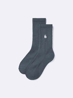 STYLE-HEAT Pile Crew Socks | Embroidery