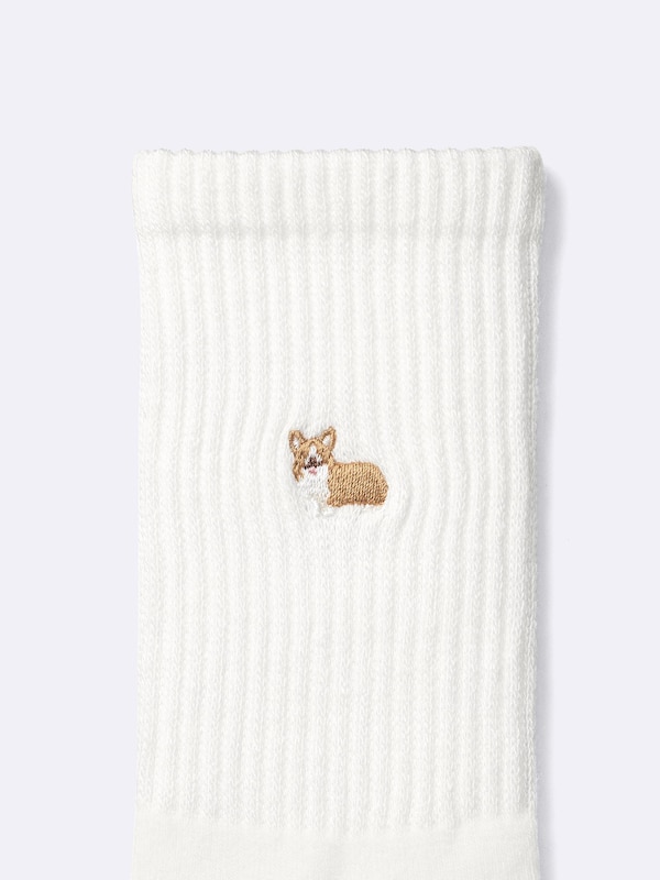 STYLE-HEAT Pile Crew Socks | Embroidery