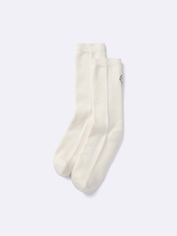 STYLE-HEAT Crew Socks | Back Motif