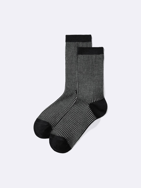 STYLE-HEAT Crew Socks | Striped