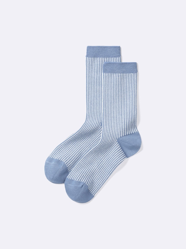 STYLE-HEAT Crew Socks | Striped