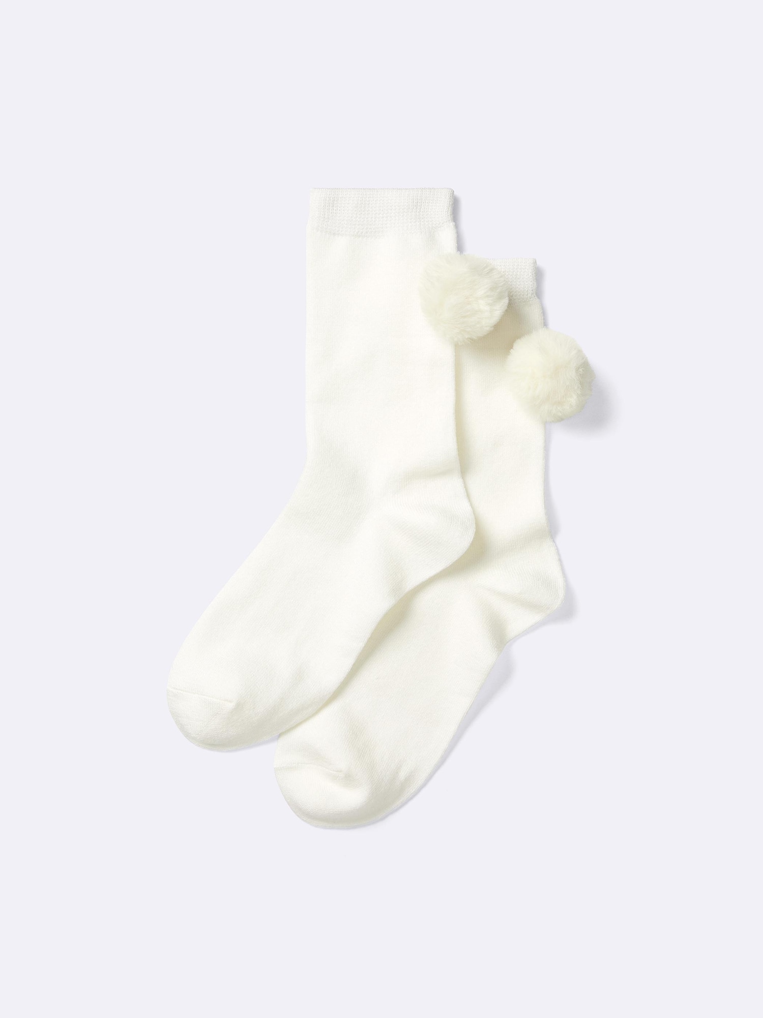 STYLE-HEAT Crew Socks | Pompom | GU US