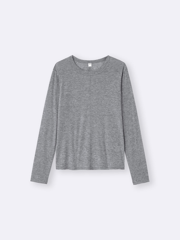 Soft Sheer Crew Neck T-Shirt | Long