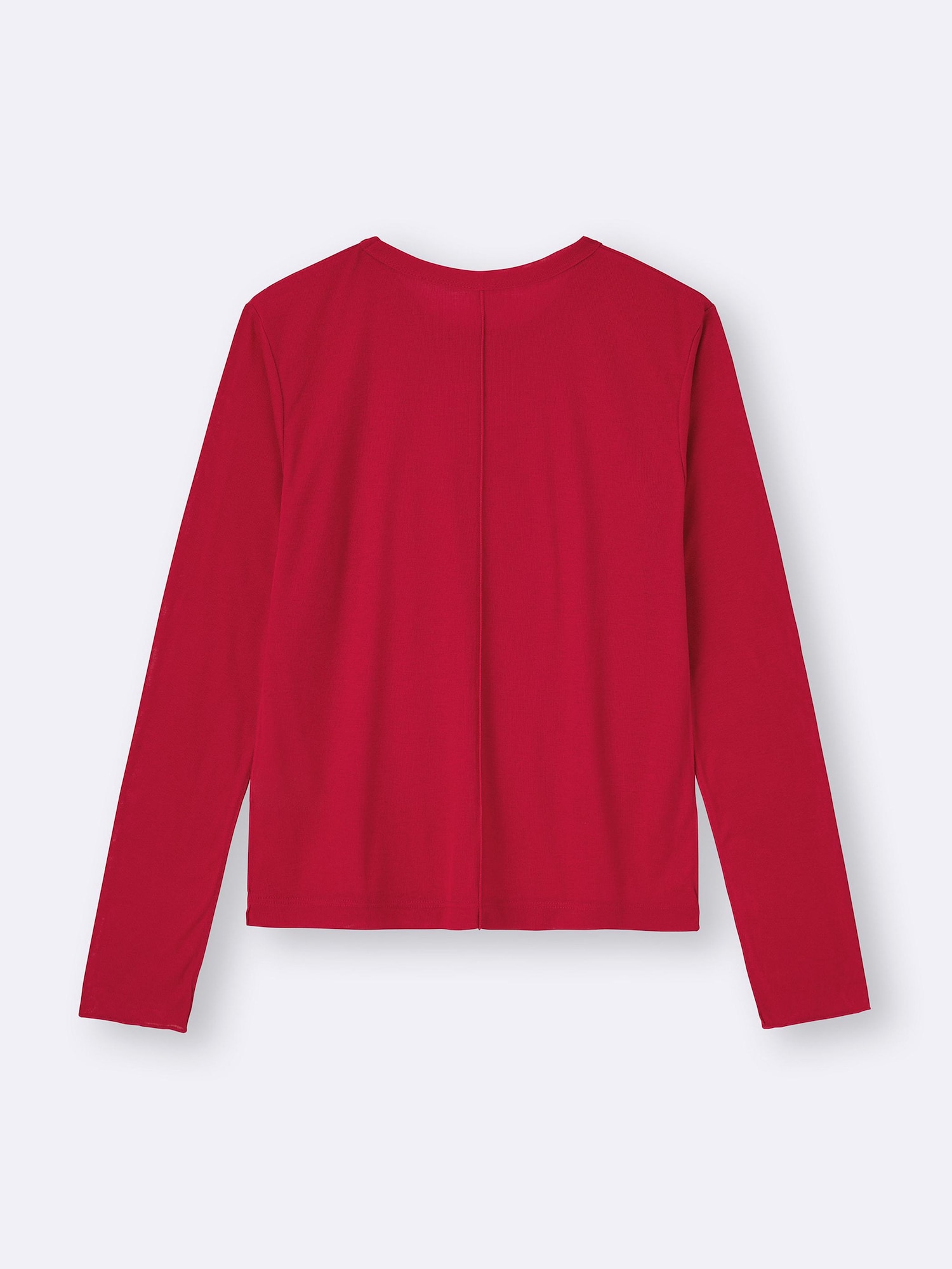 Soft Sheer Crew Neck T-Shirt | Long | GU US