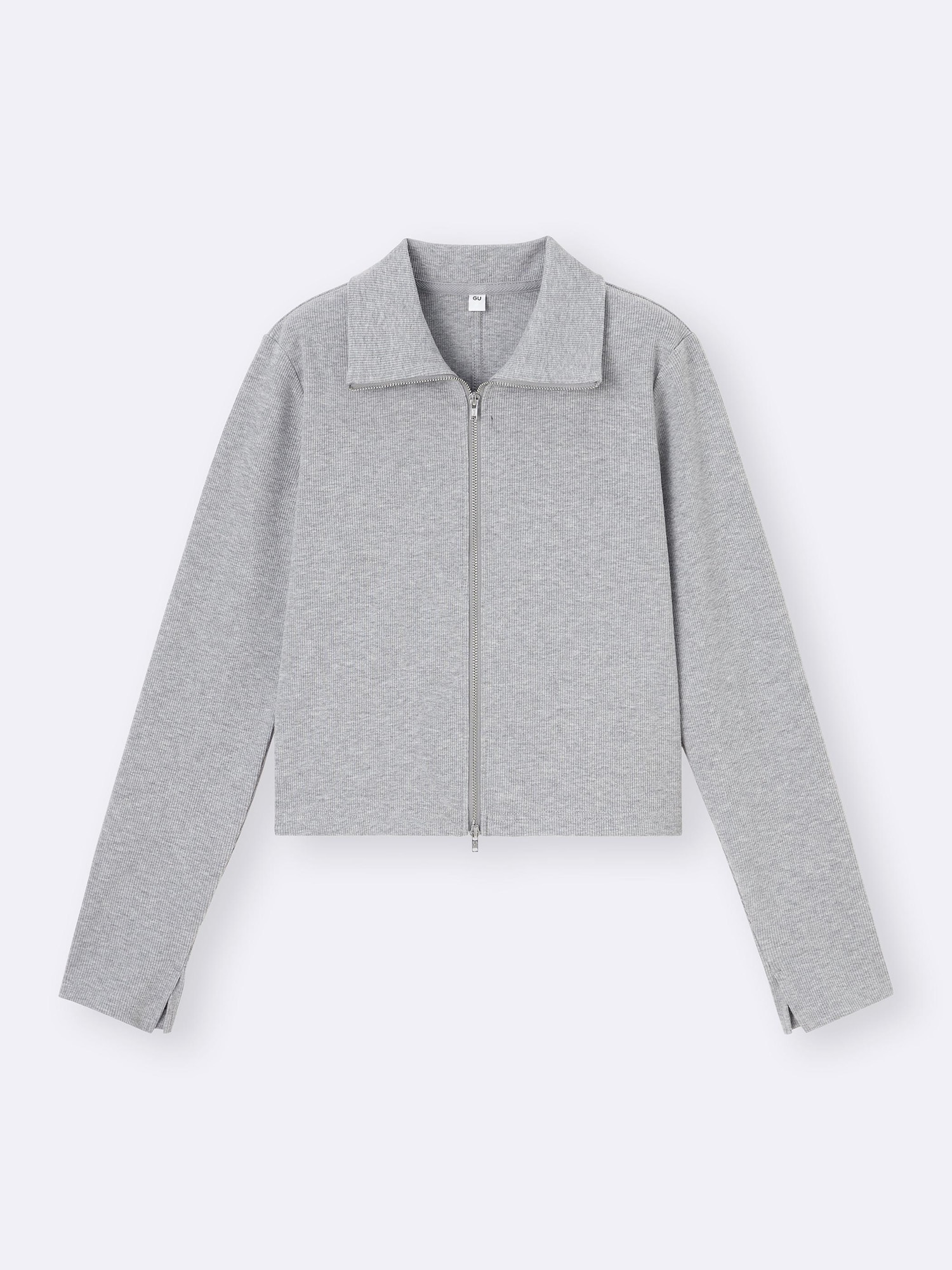 Ribbed Double-Zip Cardigan | GU US