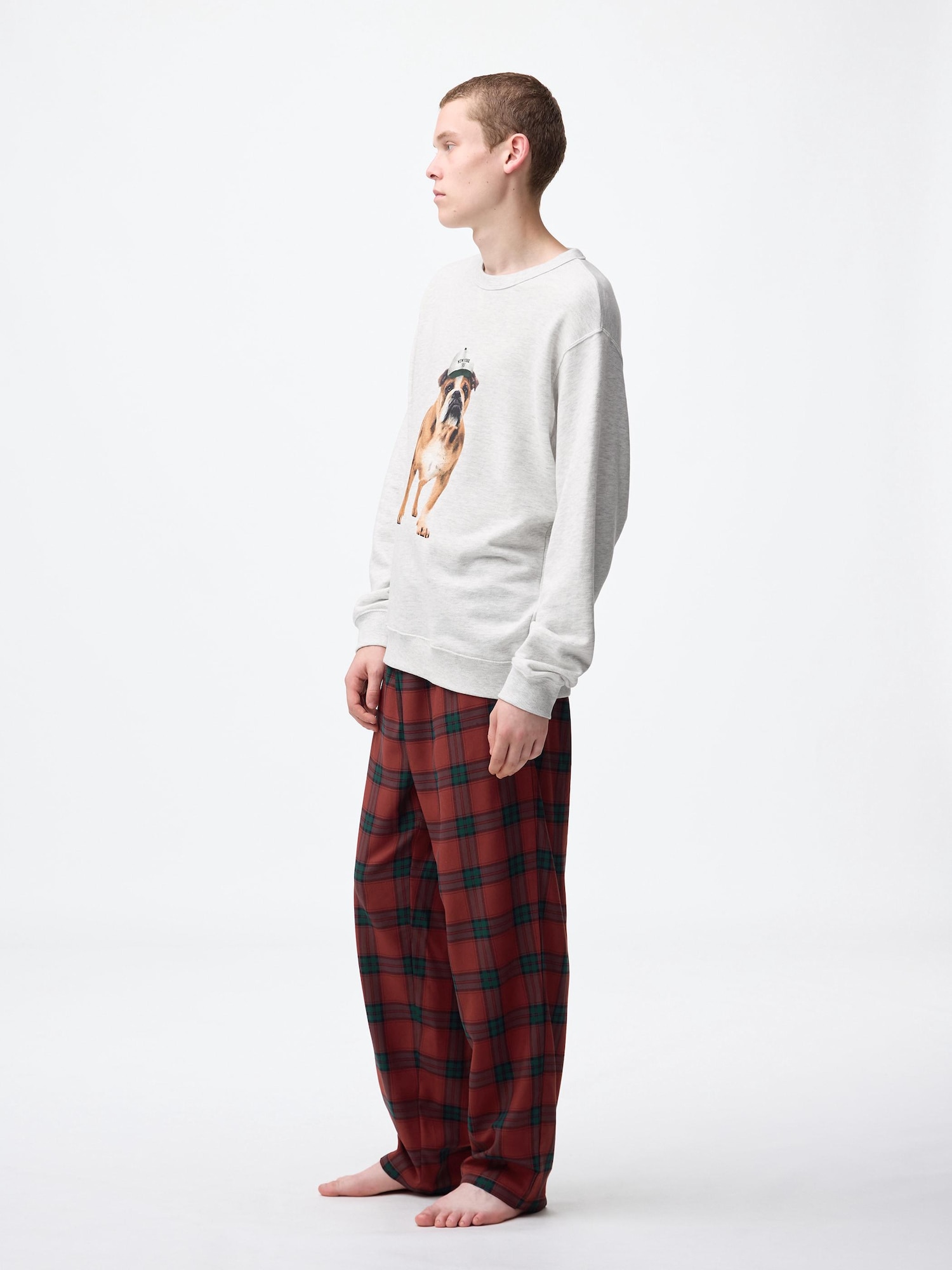 Men's Flannel Relaxed Pants | Tartan Checkered | GU US