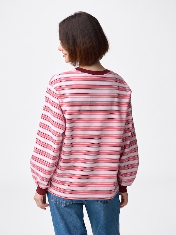 Light Weight Sweat Striped T-Shirt | Long | THE POWERPUFF GIRLS