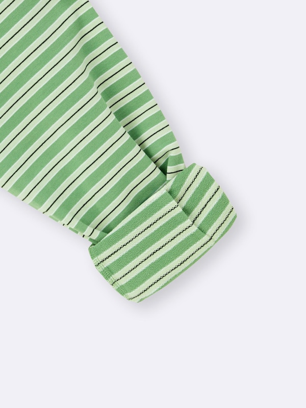 Light Weight Sweat Striped T-Shirt | Long | THE POWERPUFF GIRLS