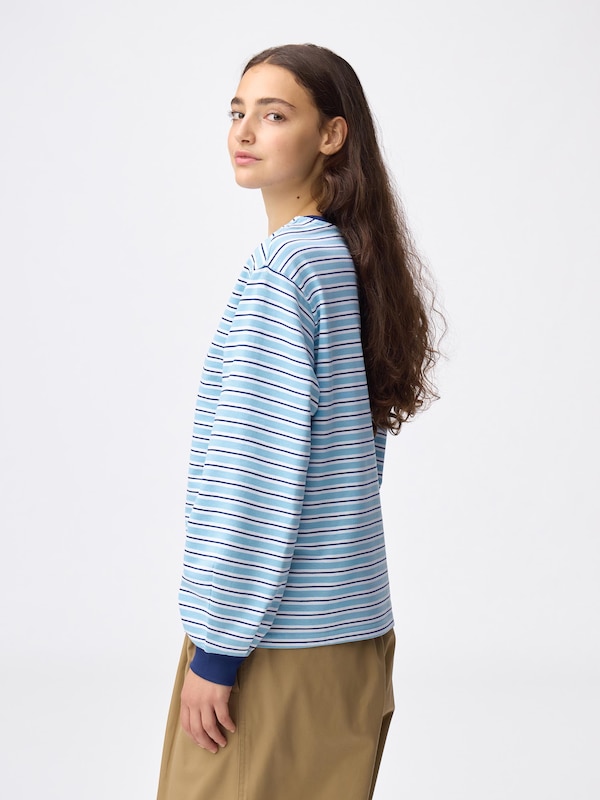 Light Weight Sweat Striped T-Shirt | Long | THE POWERPUFF GIRLS
