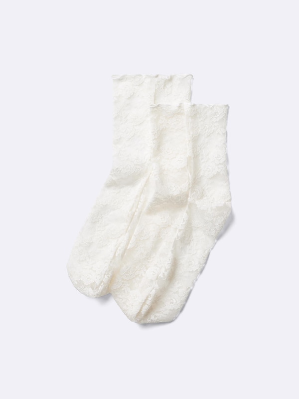 Lace Crew Socks