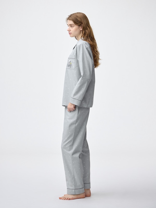 Flannel Pajamas | Long | Peanuts