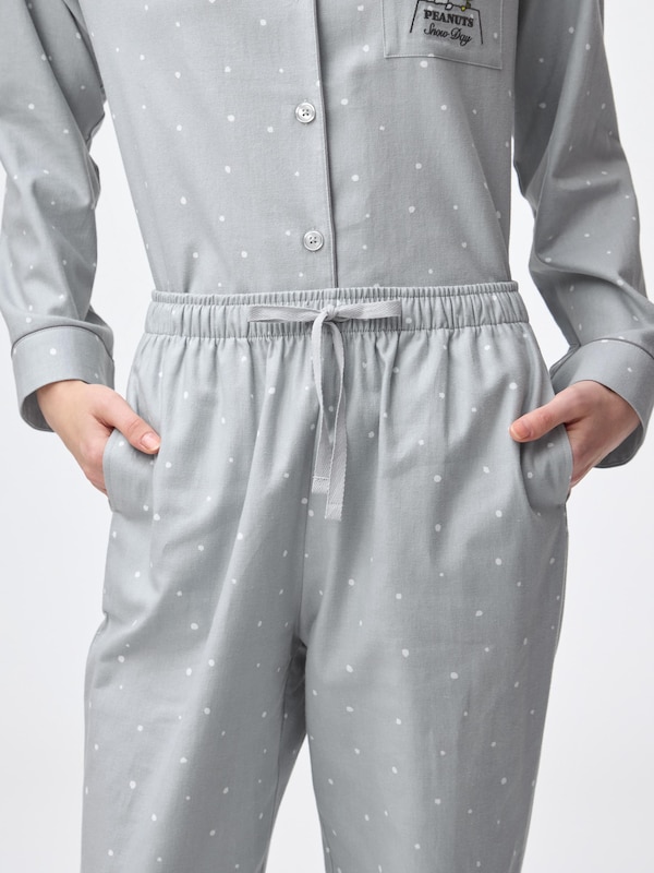 Flannel Pajamas | Long | Peanuts