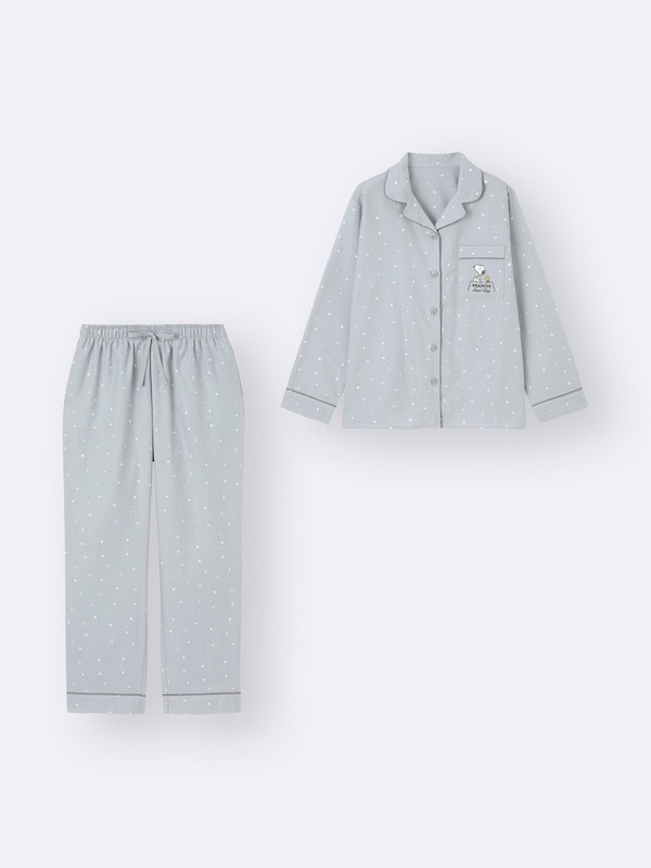 Flannel Pajamas | Long | Peanuts